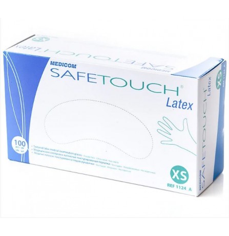Medicom SafeTouch® Latex  перчатки латексные неопудренные диагностические